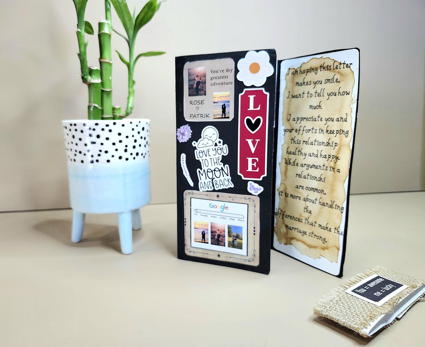 Custom photo Card, Personalized Gifting, gift for loved once , gift for her, birthday suprise