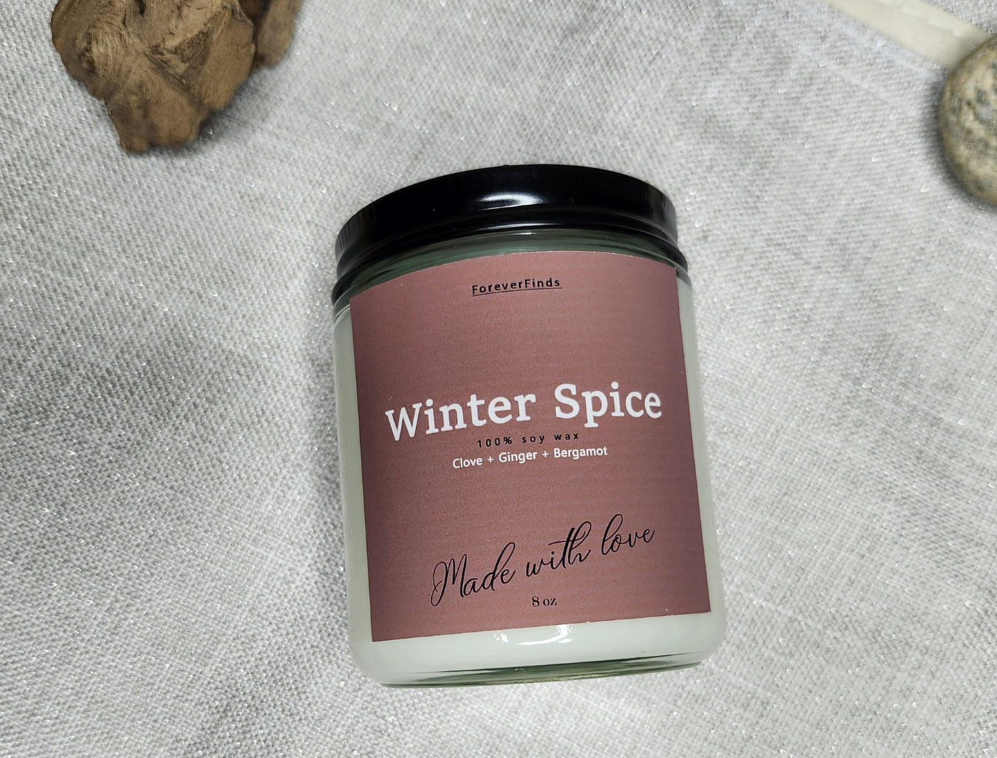 Winter candle, Gifting candle, Gift hor Her, Scented Candle, Gift for loved Once, , Winter Spice Candle, Cozy Candle