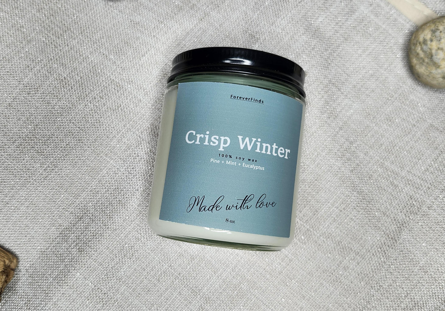 Winter candle, Gift hor Her, Scented Candle, Gifting candle, Crisp Winter Candle, Gift for loved Once