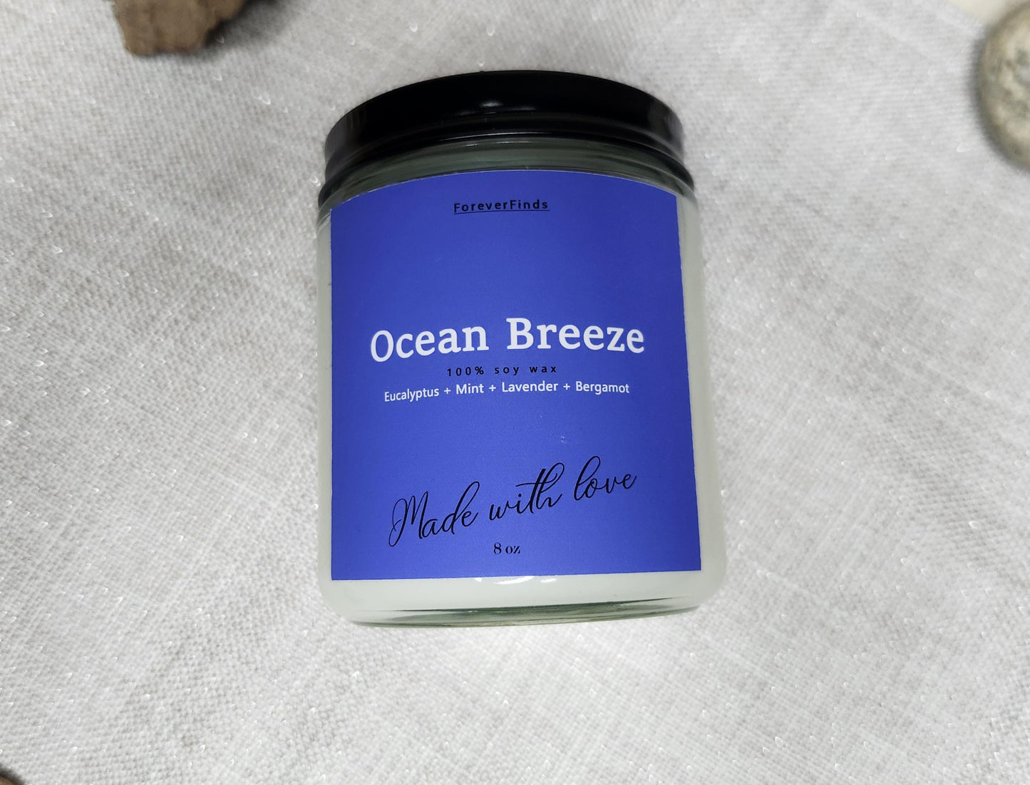 Summer candle, Gift hor Her, Scented Candle, Gifting candle, Ocean Breeze Candle, Refreshing Candle, Spring Candle, Gift for loved Once
