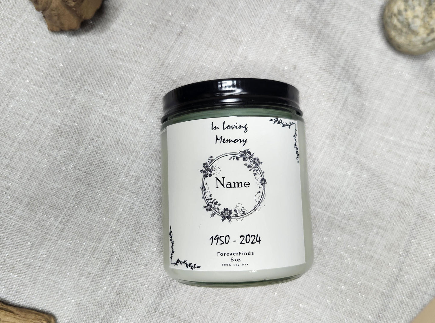 customize Candle, Private Label Candle, Custom Logo, Gift for Her, Funny Candle label, Best Friend Gift, In loving memory candle