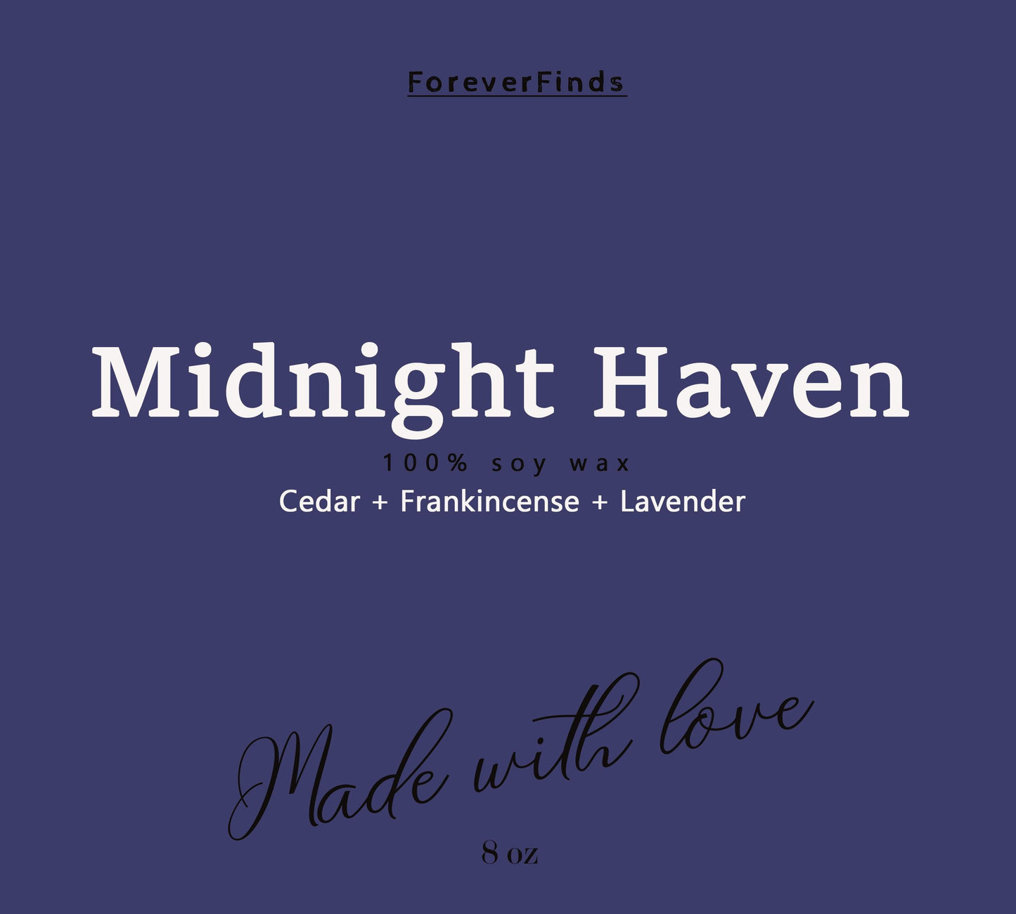 Fall candle, Scented Candle, Gift for loved Once, Midnight Heaven Candle, Calm Candle, Gift hor Her, Gifting candle