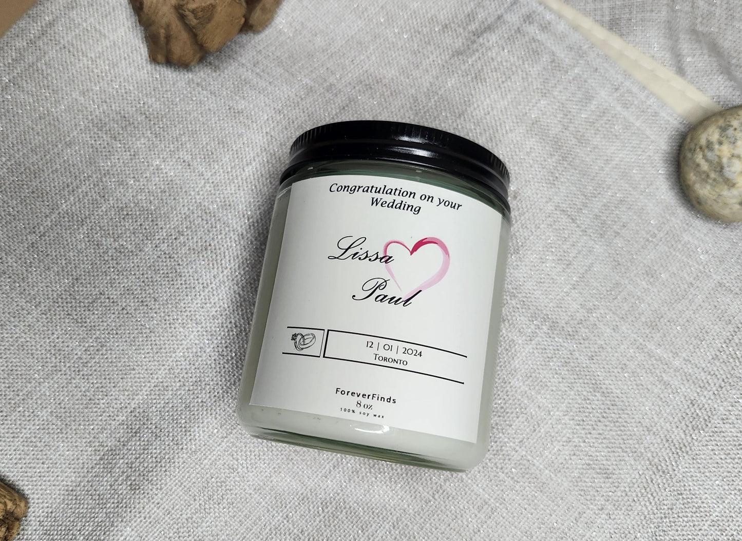 customize Candle, Personalized candle, Private Label Candle, Custom Logo, Gift for Her, Funny Candle label, Best Friend Gift, Wedding candle