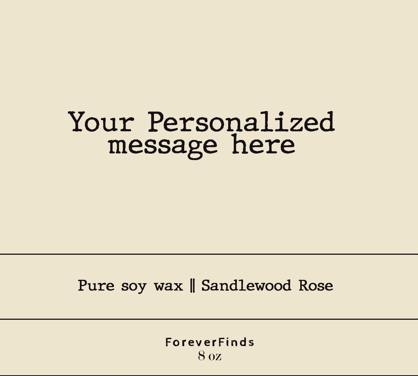 Personalized Candle, Private Label Candle, Custom Logo, Gift for Her, Funny Candle label, Best Friend Gift, Scented candle