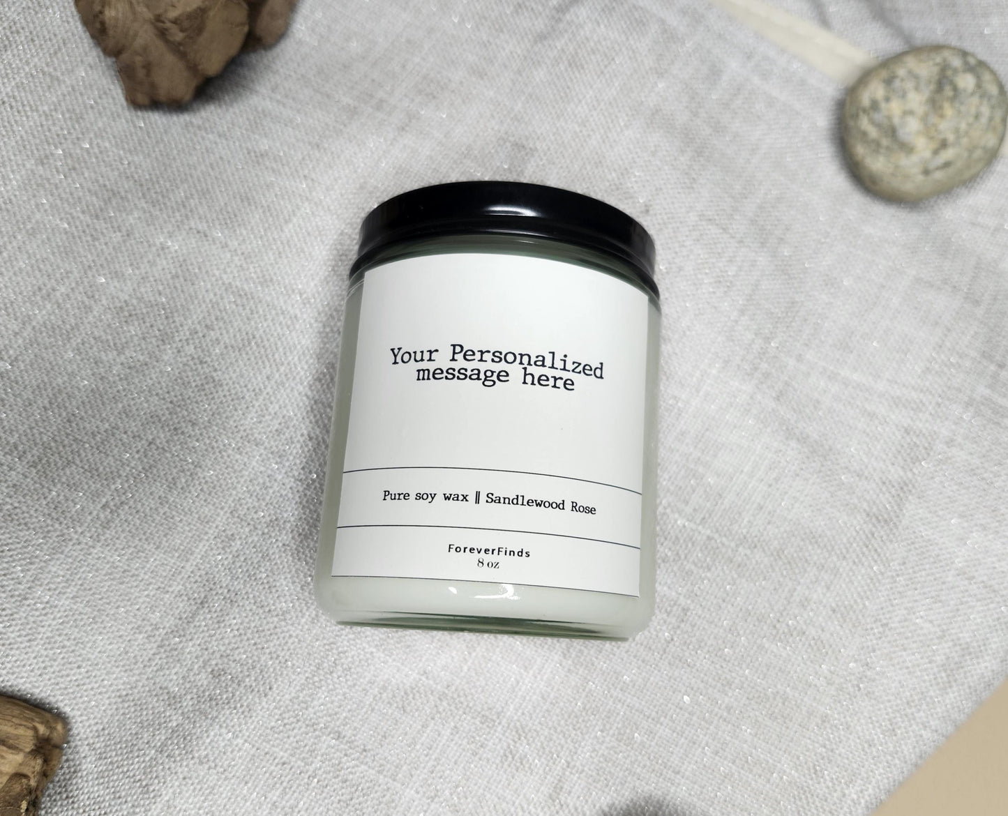 Personalized Candle, Private Label Candle, Custom Logo, Gift for Her, Funny Candle label, Best Friend Gift, Scented candle