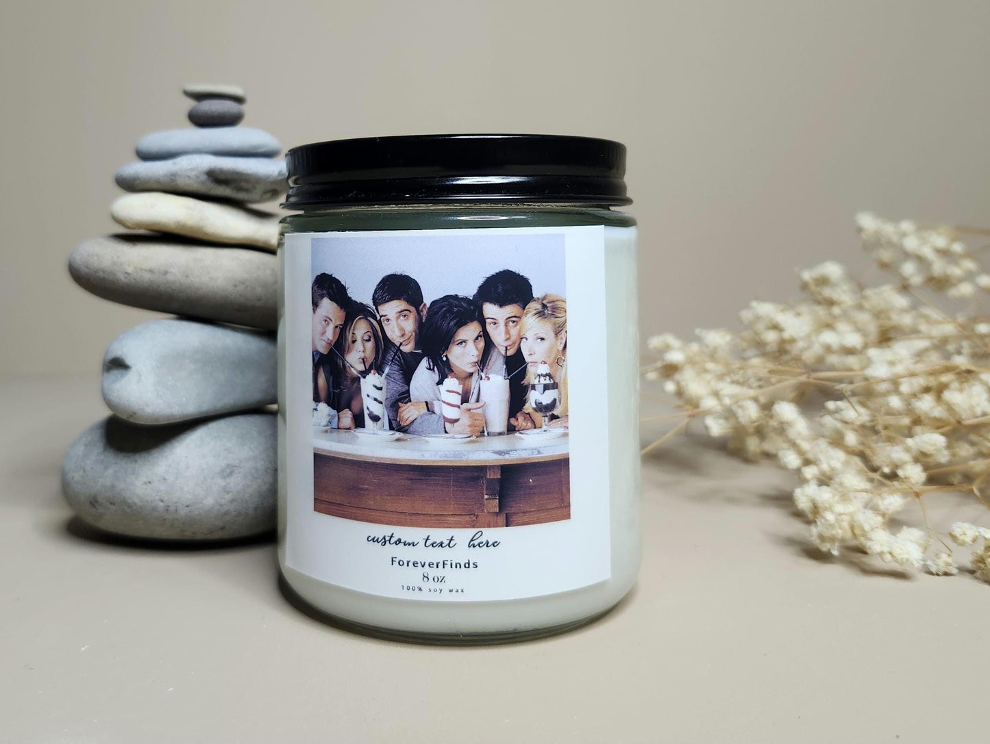 customize Candle, Personalized candle, Private Label Candle, Custom Logo, Gift for Her, Funny Candle label, Best Friend Gift, Photo Candle