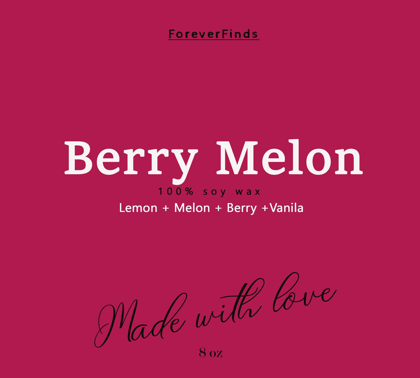 Scented Candle, Unique scented candle, Gift for loved Once, Gifting candle, Berry Melon Candle, Fruit Candle, Gift hor Her