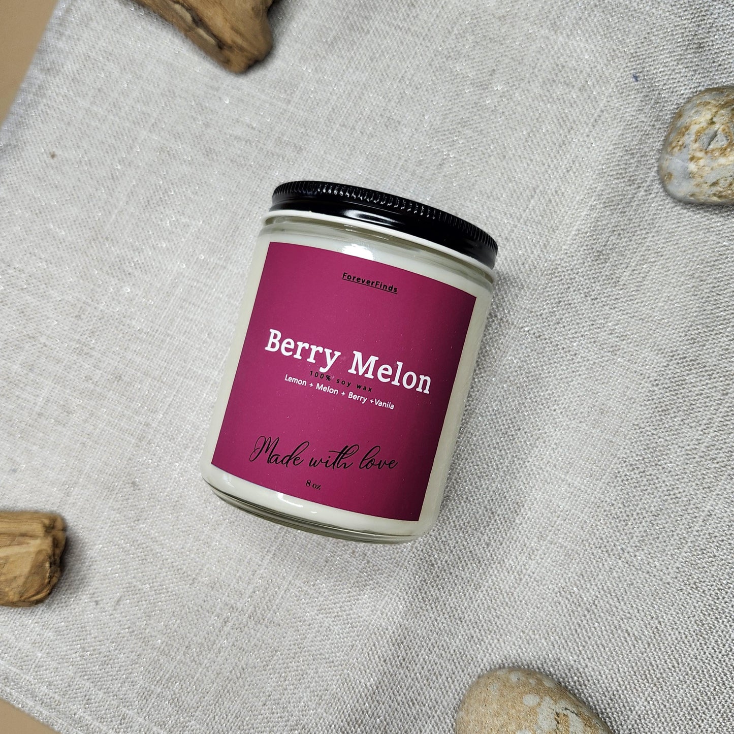 Scented Candle, Unique scented candle, Gift for loved Once, Gifting candle, Berry Melon Candle, Fruit Candle, Gift hor Her