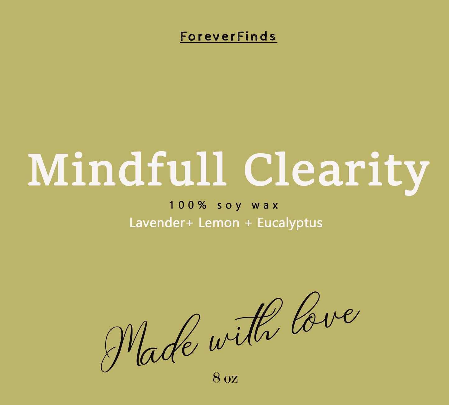 Meditation Candle, Scented Candle, Unique scented candle, Gift for loved Once, Gifting candle, Mindful Clarity Candle, Gift hor Her