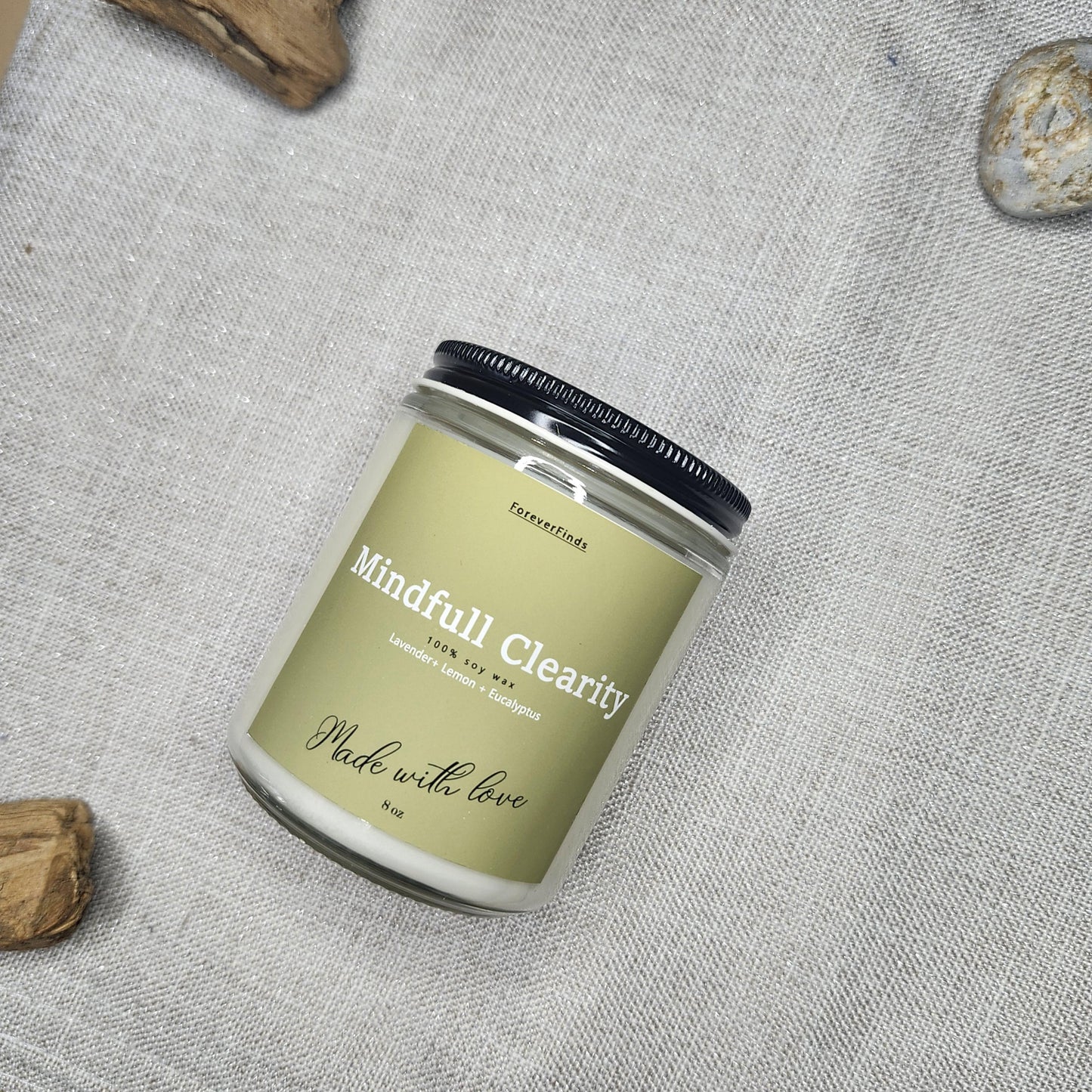 Meditation Candle, Scented Candle, Unique scented candle, Gift for loved Once, Gifting candle, Mindful Clarity Candle, Gift hor Her