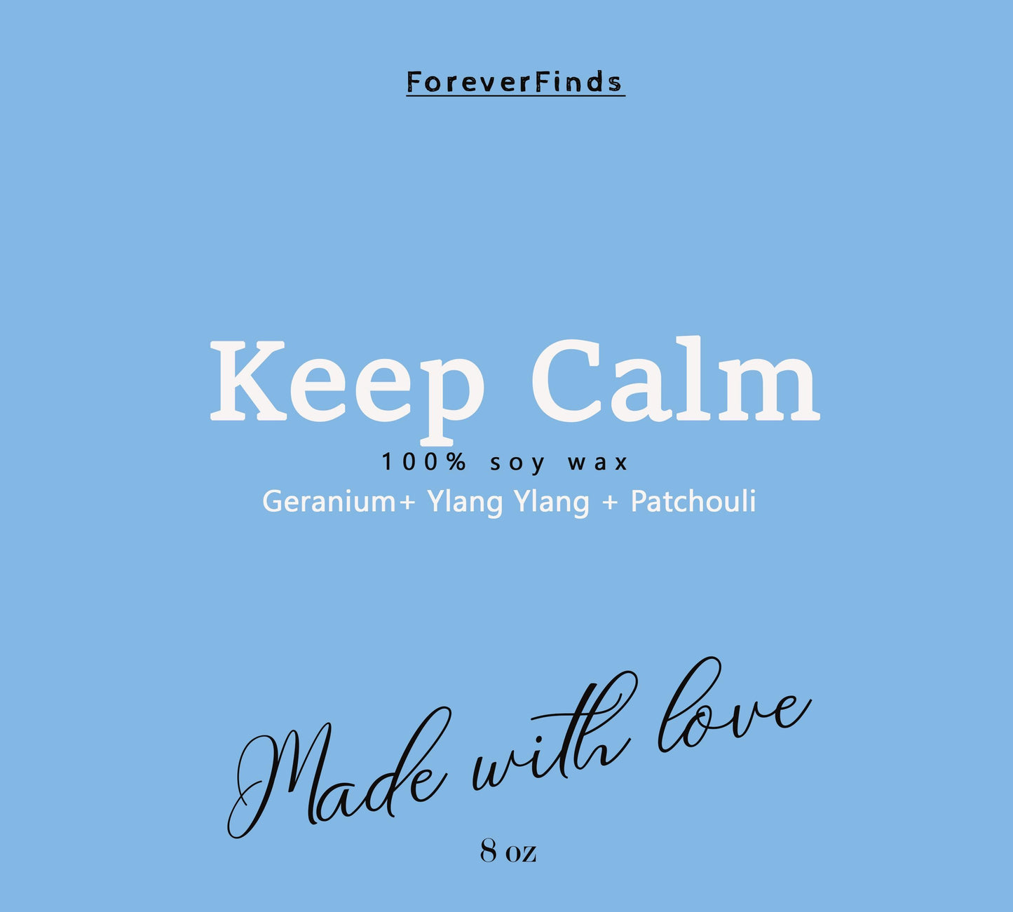 Meditation Candle, Scented Candle, Gift hor Her, Unique scented candle, Gift for loved Once, Gifting candle, Keep Calm Candle,