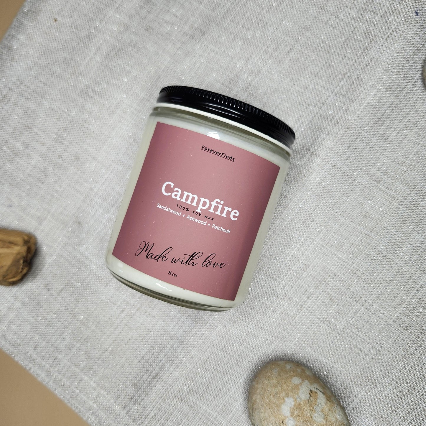 Summer candle, Gift hor Her, Scented Candle, Gift for loved Once, Gifting candle, Campfire Candle, Woody Candle, Spring Candle