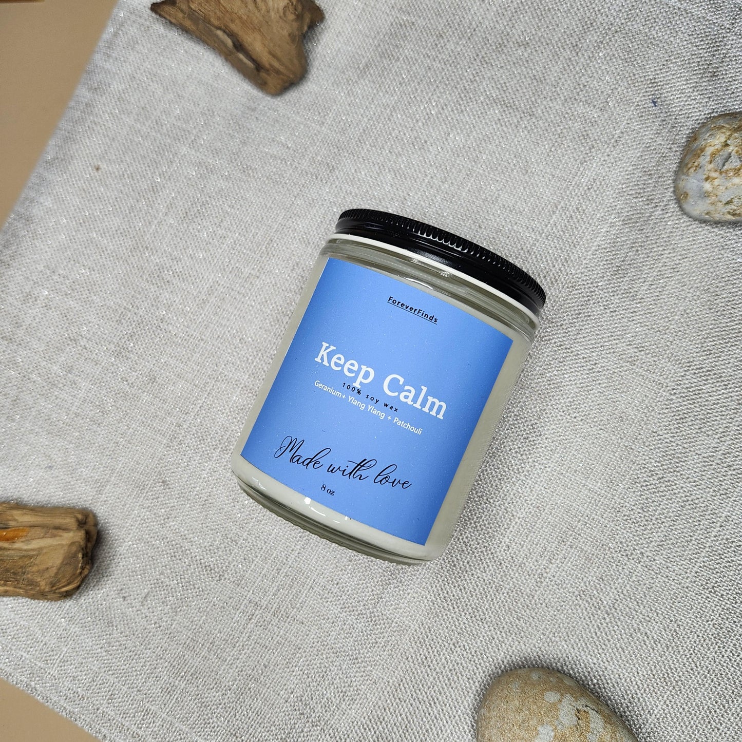 Meditation Candle, Scented Candle, Gift hor Her, Unique scented candle, Gift for loved Once, Gifting candle, Keep Calm Candle,