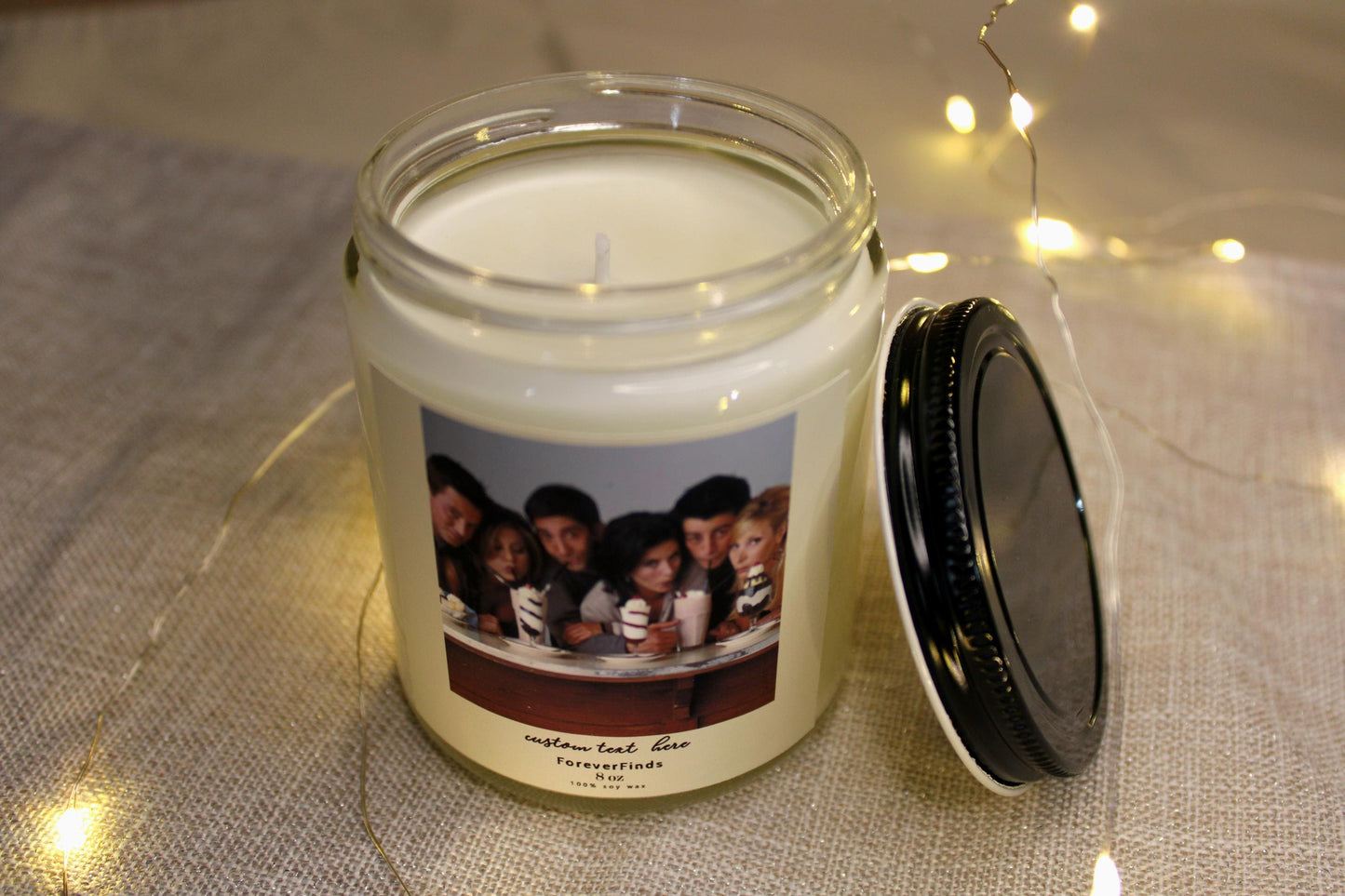 customize Candle, Personalized candle, Photo Candle, Private Label Candle, Custom Logo, Gift for Her, Funny Candle label, Best Friend Gift