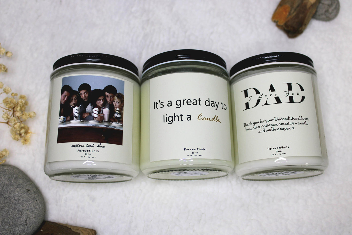Birthday candle, customize Candle, Private Label Candle, Custom Logo, Gift for Her, Funny Candle label, Best Friend Gift, gift for love