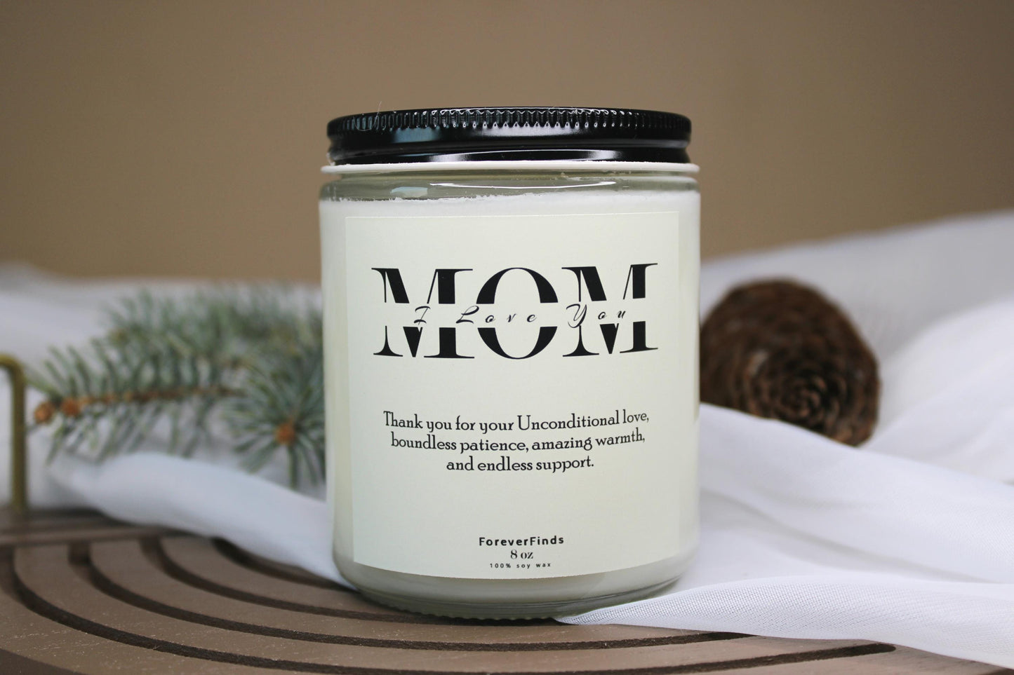 Gift For mom, customize Candle, Private Label Candle, Custom Logo, Gift for Her, Funny Candle label, Best Friend Gift,
