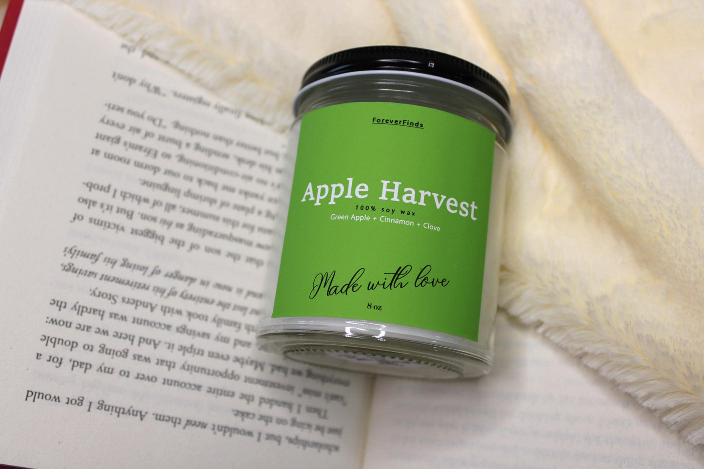 Apple Candle, Scented Candle, Unique scented candle, Gift for him, Gifting candle, Apple harvest Candle, Gift hor Her, home Decor
