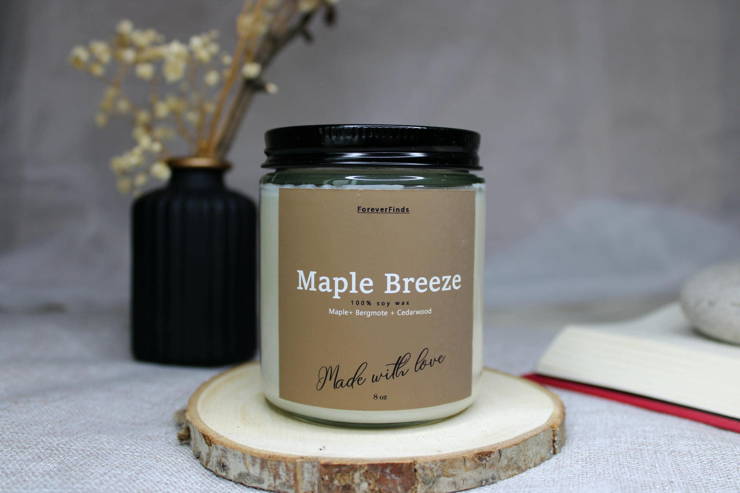 Maple Candle, Gifting candle, Scented Candle, Unique scented candle, Gift for loved Once, Maple Breeze Candle, Gift hor Her