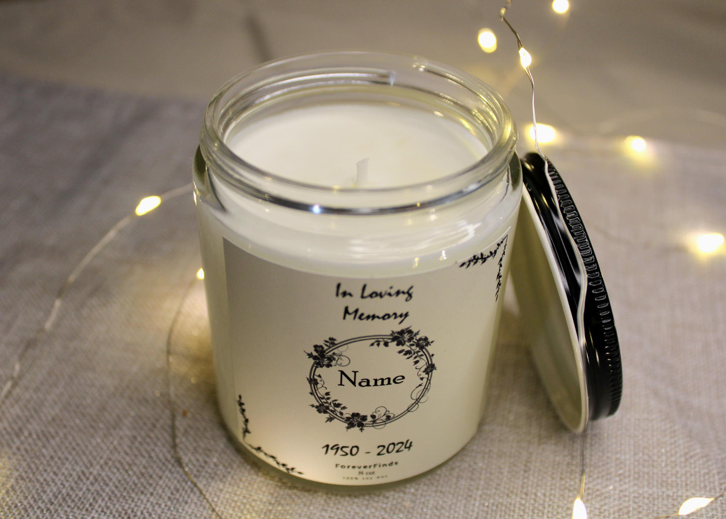 customize Candle, Private Label Candle, Custom Logo, Gift for Her, Funny Candle label, Best Friend Gift, In loving memory candle