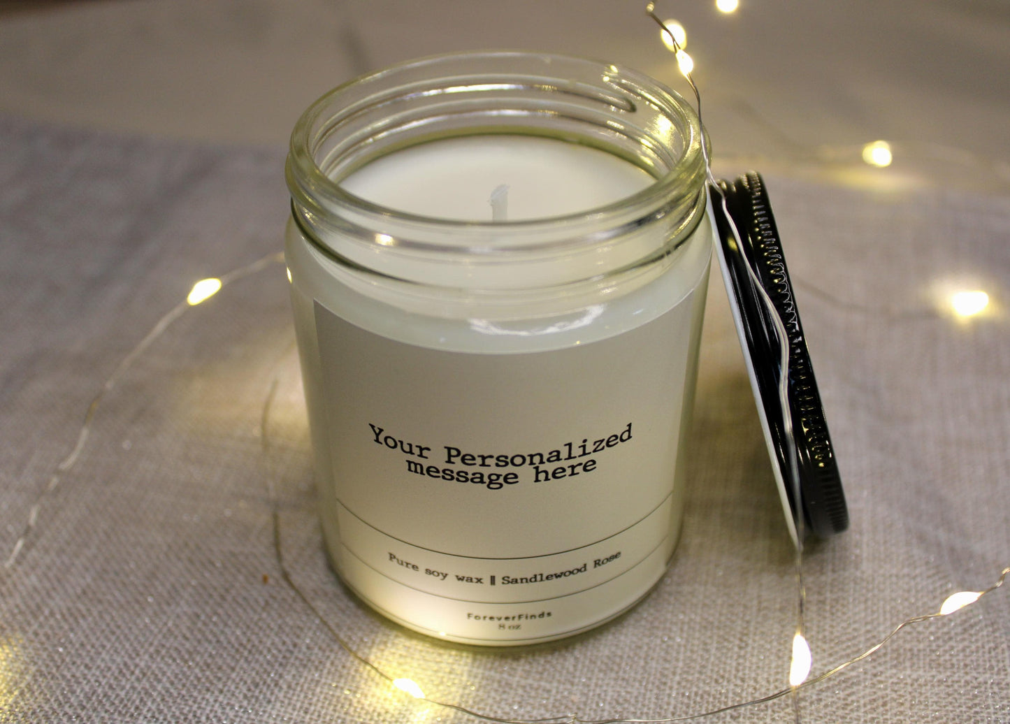 Personalized Candle, Private Label Candle, Custom Logo, Gift for Her, Funny Candle label, Best Friend Gift, Scented candle