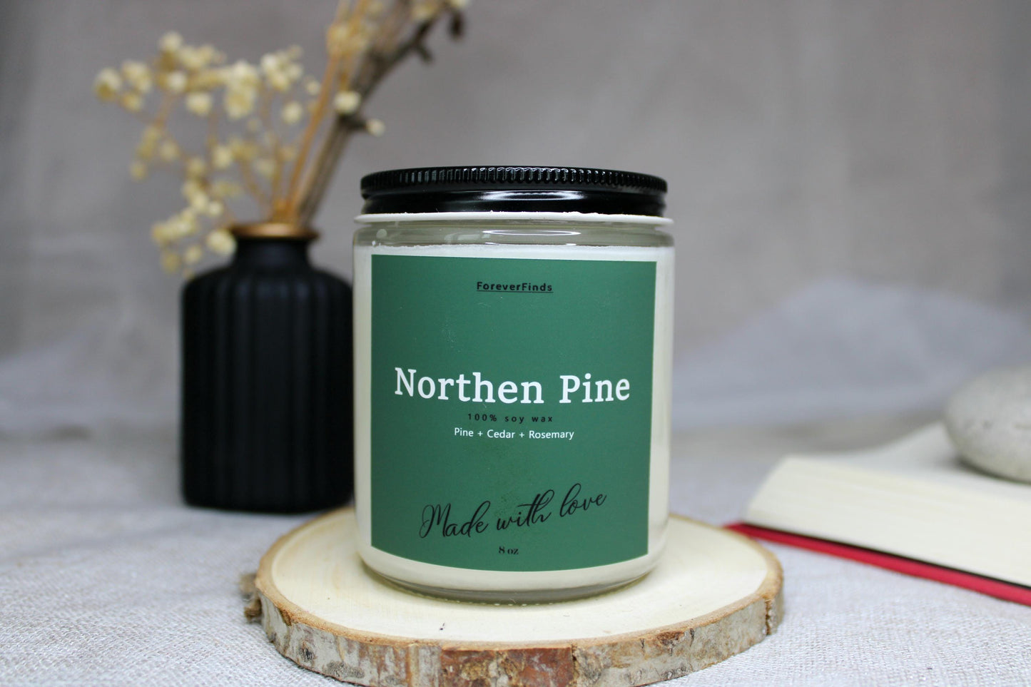 Nature Candle, Scented Candle, Fall candle, Gift for loved Once, Gifting candle, Pine Candle, Woodsy Candle, Gift hor Her, Gift for him