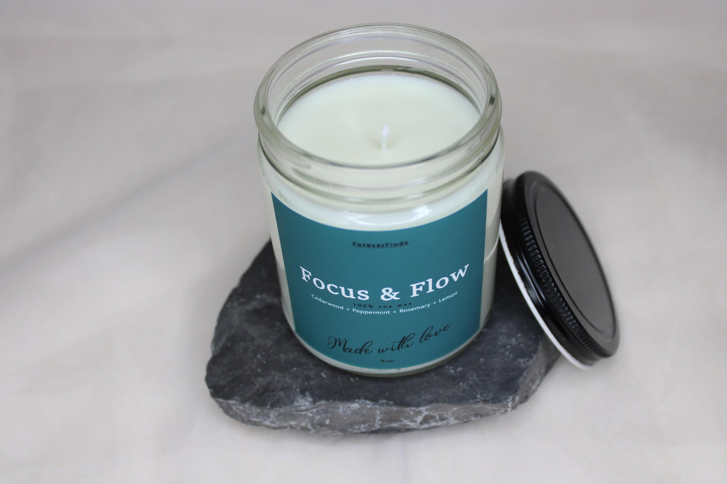 Focus & Flow Candle, Healing Candle, Meditation Candle, Scented Candle, Gift for loved Once, Gifting candle, , Gift hor Her