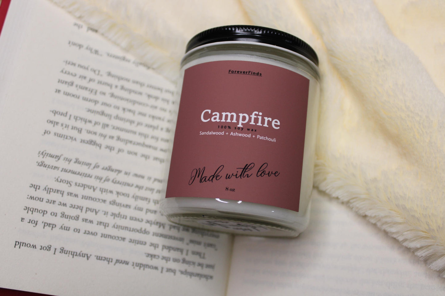 Camping Candle, Summer spring candle, Gift hor Her, Scented Candle, Gift for loved Once, Gifting candle, Campfire Candle, Woody Candle,