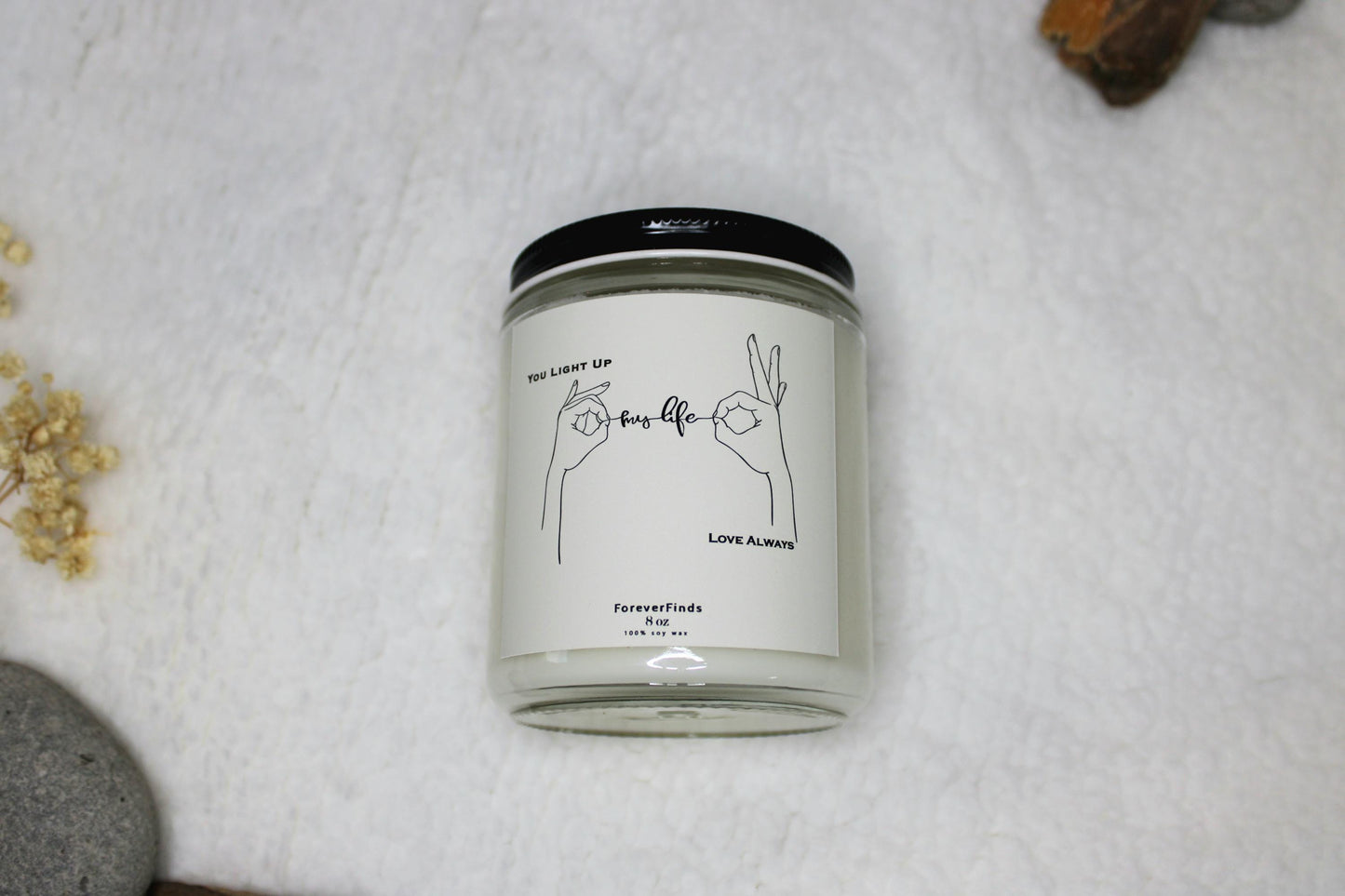 Quote Candle, Love Candle, Gifting candle, Gift hor Her, Scented Candle, Gift for loved Once, , Winter Spice Candle, Cozy Candle