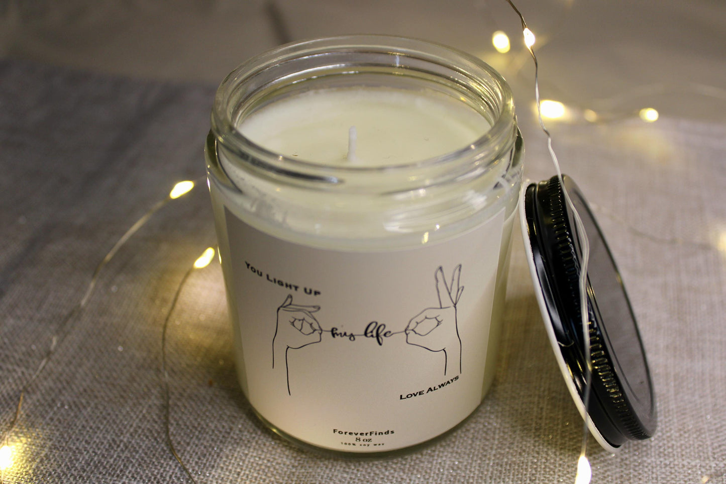 Quote Candle, Love Candle, Gifting candle, Gift hor Her, Scented Candle, Gift for loved Once, , Winter Spice Candle, Cozy Candle