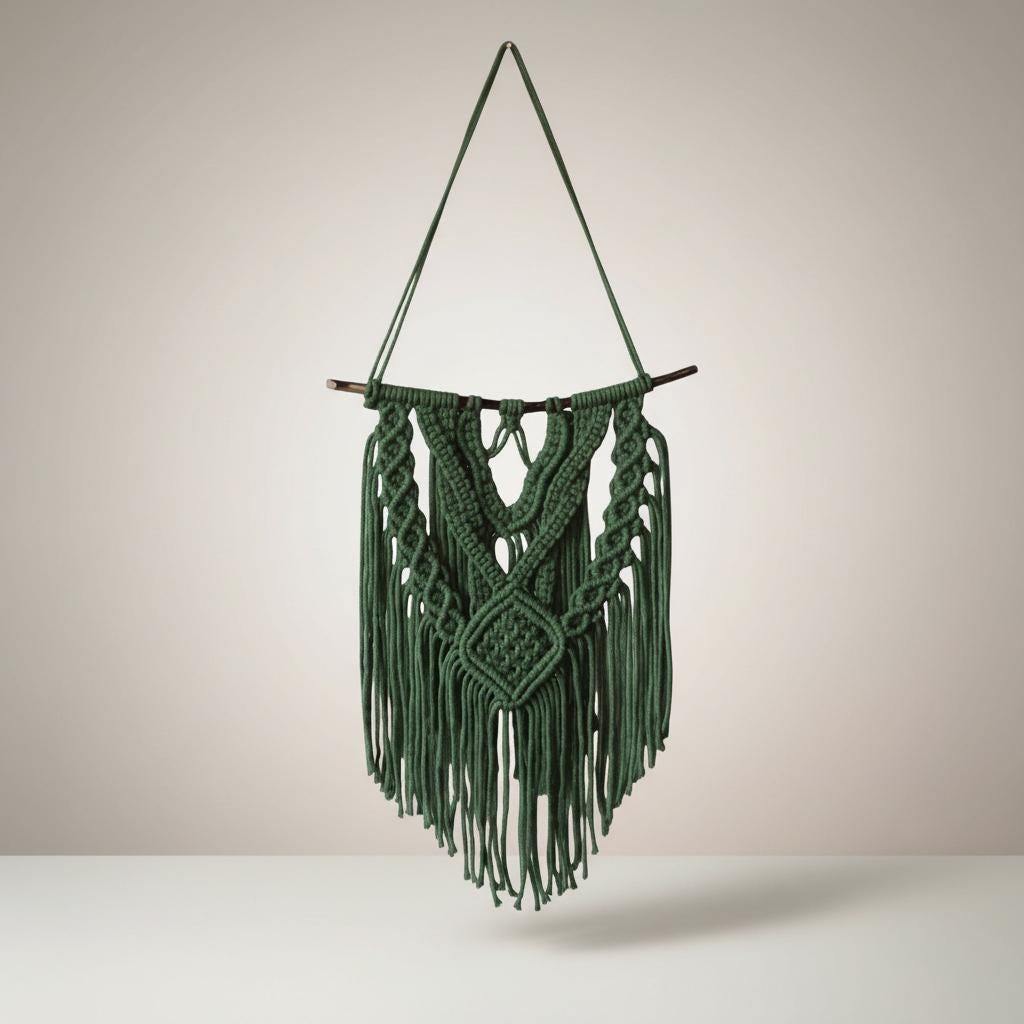 Boho Macrame Wall Hanging