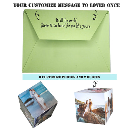 Explosion gift box, birthday gift for her, customize photo, surprise gift, gift for loved once - pop-up card
