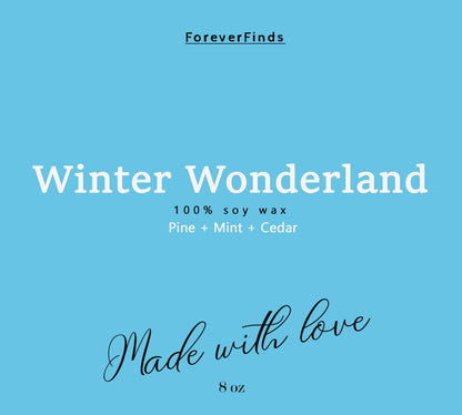 Winter candle,  Scented Candle, Gift for loved Once, Gifting candle, Winter Wonderland Candle, Fresh Candle, Gift hor Her