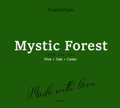Fall candle,  Scented Candle, Gift for loved Once, Gifting candle, Mystic Forest Candle, Earthy Candle, Gift hor Her
