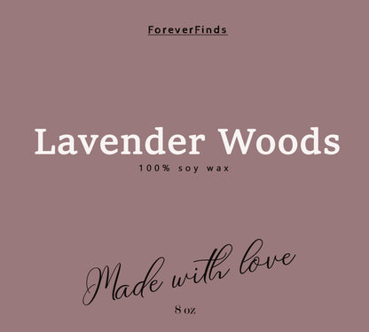 Scented Candle, Gift for loved Once, Unique scented candle,  Gifting candle, Lavender Woods Candle, relaxing Candle, Gift hor Her