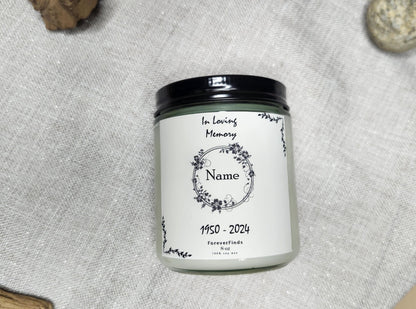 customize Candle, Private Label Candle, Custom Logo, Gift for Her, Funny Candle label, Best Friend Gift, In loving memory candle
