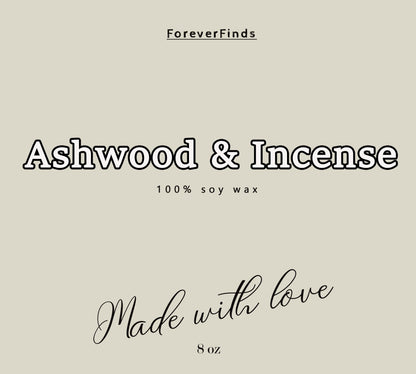 Scented candle gift for her home decor ambiance unique scented and design  - Ashwood Incense