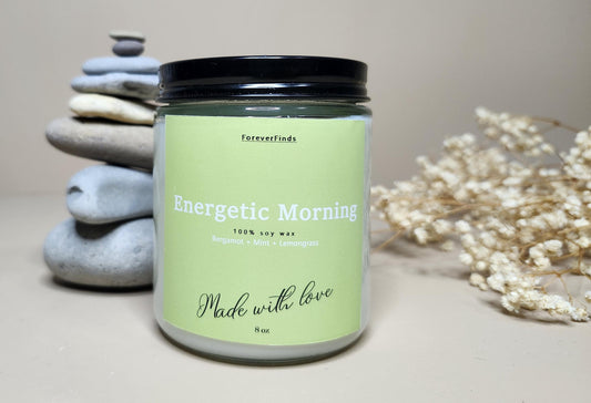 Summer candle, Gift hor Her, Scented Candle, Gift for loved Once, Gifting candle, Energetic Morning Candle, day Candle, Spring Candle