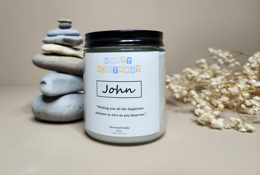 Personalized Candle, Private Label Candle, Custom Logo, Gift for Her, Funny Candle label, Best Friend Gift, Christmas Candle