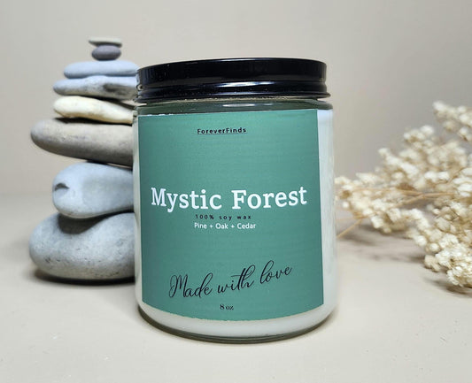 Fall candle,  Scented Candle, Gift for loved Once, Gifting candle, Mystic Forest Candle, Earthy Candle, Gift hor Her