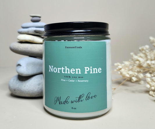 Winter candle, Gift hor Her, Scented Candle, Gift for loved Once, Gifting candle, Northern Pine Candle, Woody Candle