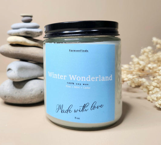 Winter candle,  Scented Candle, Gift for loved Once, Gifting candle, Winter Wonderland Candle, Fresh Candle, Gift hor Her