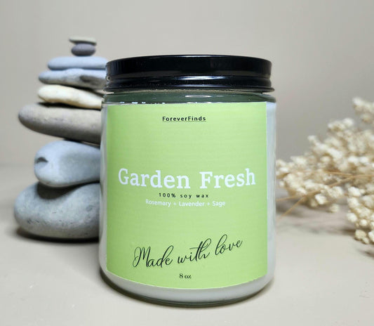 Summer candle, Scented Candle, Gift hor Her,  Gift for loved Once, Gifting candle, Garden Fresh Candle, Inviting Candle, Spring Candle
