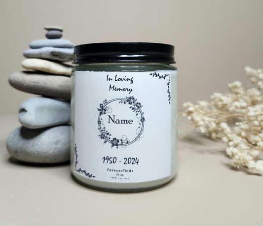 customize Candle, Private Label Candle, Custom Logo, Gift for Her, Funny Candle label, Best Friend Gift, In loving memory candle