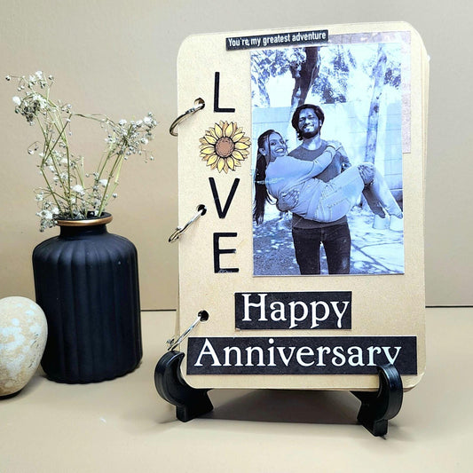 Anniversary Gift, Personalized Photo Album, Photo Memories gift, Handmade photo Album , Gift for her, Birthday present, Gift for him