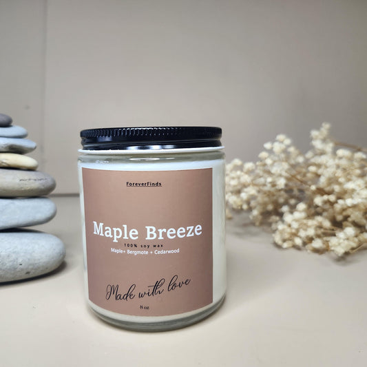 Scented Candle, Unique scented candle, Gift for loved Once, Gifting candle, Maple Breeze Candle, Maple Candle, Gift hor Her