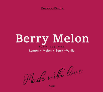 Scented Candle, Unique scented candle, Gift for loved Once, Gifting candle, Berry Melon Candle, Fruit Candle, Gift hor Her