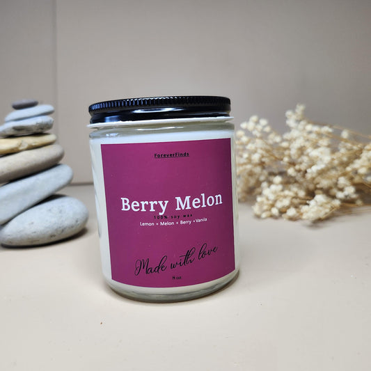 Scented Candle, Unique scented candle, Gift for loved Once, Gifting candle, Berry Melon Candle, Fruit Candle, Gift hor Her