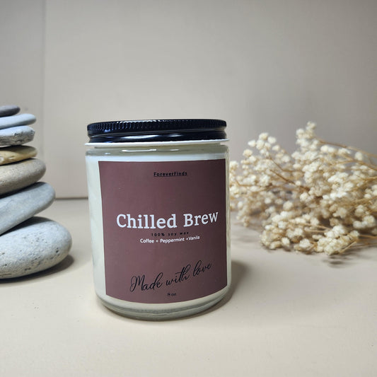 Scented Candle, Unique scented candle, Gift for loved Once, Gifting candle, Chilled Brew Candle, Coffee Candle, Gift hor Her