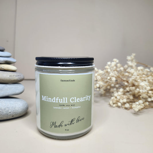 Meditation Candle, Scented Candle, Unique scented candle, Gift for loved Once, Gifting candle, Mindful Clarity Candle, Gift hor Her