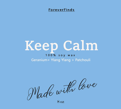 Meditation Candle, Scented Candle, Gift hor Her, Unique scented candle, Gift for loved Once, Gifting candle, Keep Calm Candle,